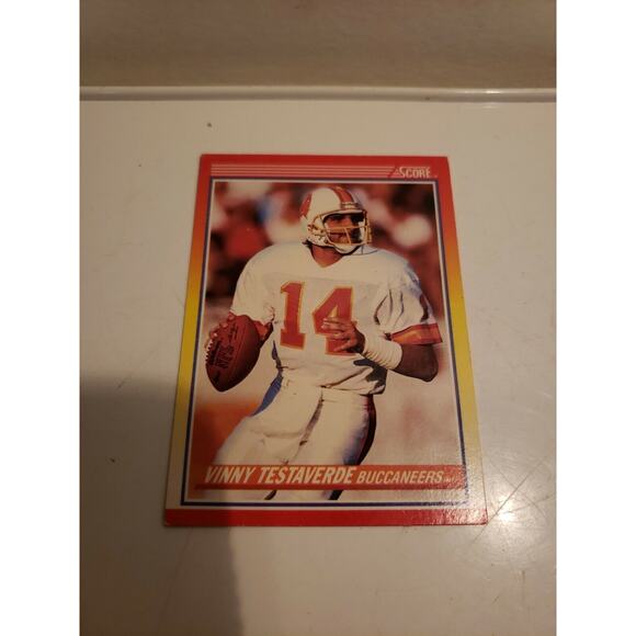 Vinny Testaverde 1990 Score #261 - Tampa Bay Buccaneers - NFL - Picture 1 of 6